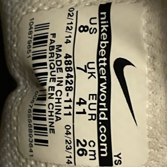 Nike size 8 Air Force - Picture 3 of 5